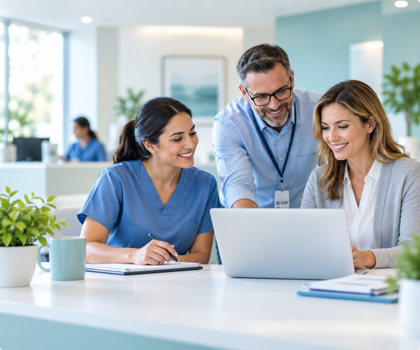 Reserved space for your healthcare team photograph